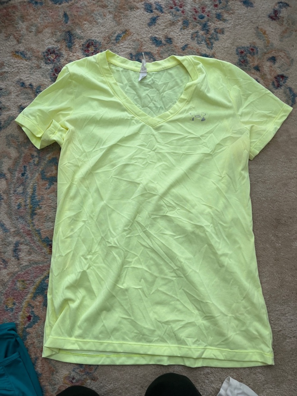 Hi vis yellow under armor v neck